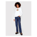 Versace Jeans Couture Mikina Piece 73HAIG02 Biela Regular Fit