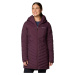 BURGUNDY DÁMSKA DLHŠIA PREŠÍVANÁ BUNDA COLUMBIA JOY PEAK HOODED II MID JACKET 2088641607