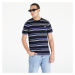 FRED PERRY Fine Stripe T-Shirt black / red