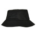 Children's Cap Flexfit Cotton Twill Bucket, Black