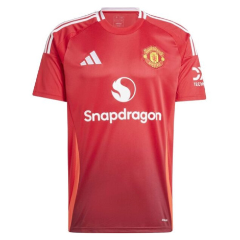 adidas MANCHESTER UNITED FC HOME JERSEY Pánsky futbalový dres, červená, veľkosť