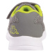 Detská športová obuv Jr 280024M 1633 Grey-white-green - Kappa šedá-mix barev