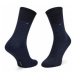 Tommy Hilfiger Súprava 3 párov vysokých dámskych ponožiek 701210532 Tmavomodrá