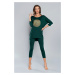 Pyjamas Mandala 3/4 sleeve, 3/4 leg - green