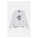 Mikina Karl Lagerfeld Ikonik 2.0 Sweatshirt White