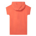 Dievčenské bavlnené šaty Michael Kors oranžová farba, mini, rovný strih