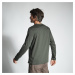 Tričko s dlhým rukávom 100 odolné zelené