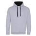 Just Hoods Unisex mikina s kapucňou JH003 Heather Grey