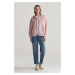 MIKINA GANT REL SHIELD ZIP HOODIE FADED PINK