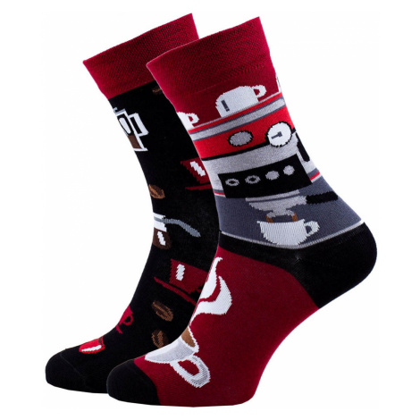Veselé farebné vzorované ponožky Espresso multicolor