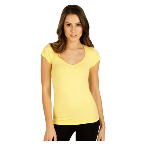 Litex Dámske tričko s krátkym rukávom 5D219 žltá