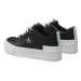 Calvin Klein Jeans Sneakersy Vulc Flatform Bold Fluo Contr YW0YW00904 Čierna