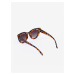 Hnedé dámske vzorované slnečné okuliare VUCH Cardi