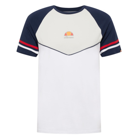 ELLESSE Funkčné tričko 'Mancina'  tmavomodrá / oranžová / červená / strieborná / biela