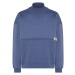 Trendyol Limited Edition Indigo Oversize/Wide-Fit Labeled Fleece Long Sleeve Sweatshirt