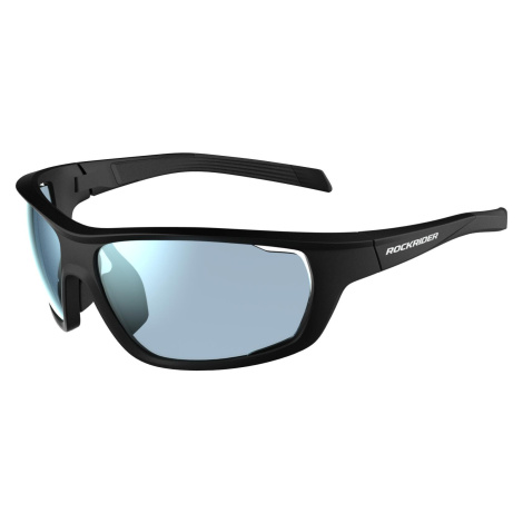 Cyklistické okuliare PERF 100 kategória 1 až 3 fotochromatické čierno-modré ROCKRIDER