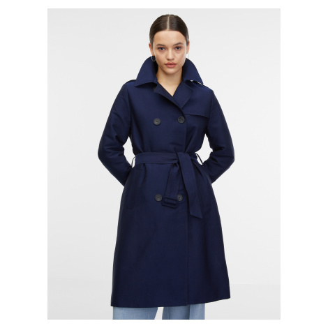 Orsay Dark blue ladies trench coat - Ladies