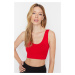 Trendyol Red Seamless/Seamless Support/Shaping Knitted Sports Bra