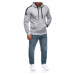 Edoti Men's zip-up sweatshirt