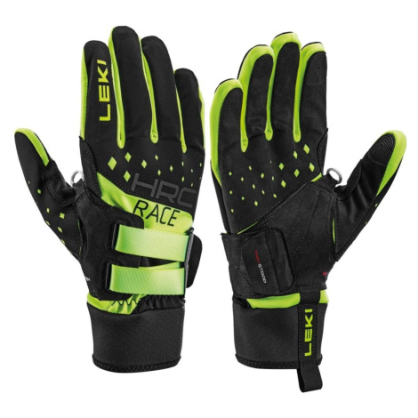 Leki HRC Race Shark black/neon yellow