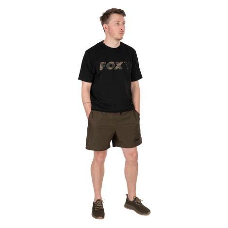 Fox kúpacie kraťasy khaki camo lw swim shorts