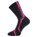 Voxx Thorx Unisex športové ponožky BM000000616400100623 čierna / ružová