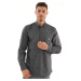 G723 DEWBERRY MEN'S SHIRT-BLACK