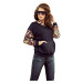 Leopard sleeve sweatshirt Numoco