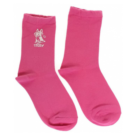Dámske ružové ponožky STUDY