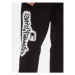 Tommy Jeans Teplákové nohavice Tjm Reg Tommy Spray Sweatpant DM0DM18376 Čierna Regular Fit