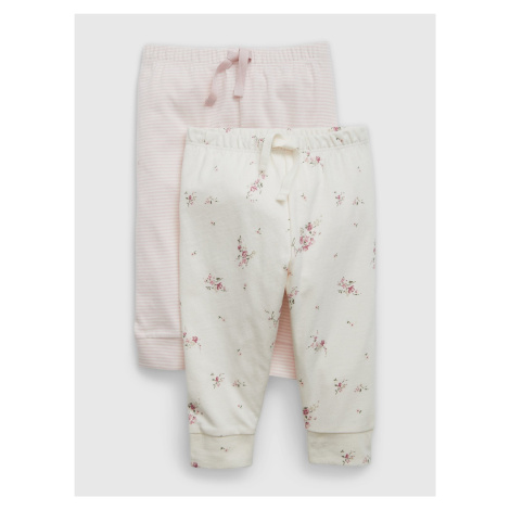 GAP Baby Sweatpants from organic cotton, 2 pcs - Girls