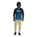 HORSEFEATHERS Bike dres Quantum LS - ink fade out BLUE