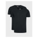 Blend 2-dielna súprava tričiek Dinton 701996 Čierna Slim Fit