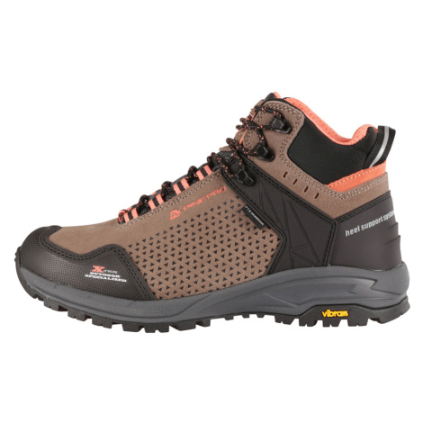 Alpine Pro Erahe Unisex outdoorová členková obuv s Ptx membránou UBTD395 guma