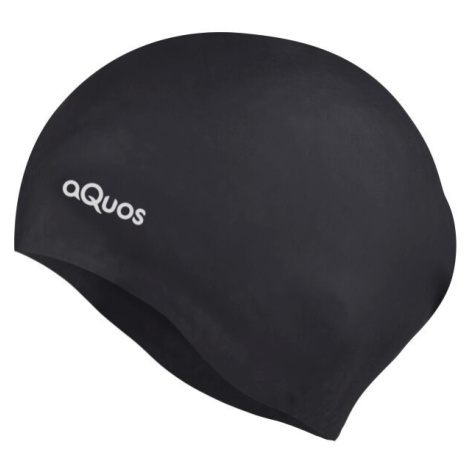 AQUOS CUSK Juniorská plavecká čiapka, čierna, veľkosť