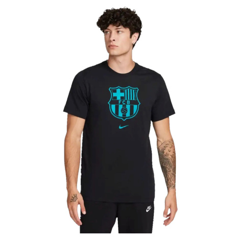 FC Barcelona pánske tričko Crest black Nike