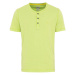 Tričko Camel Active Henley Shortsleeve Lime Green