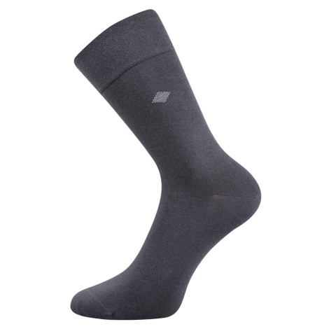 Lonka Diagon Pánske ponožky s extra voľným lemom - 3 páry BM000001470200101404 tmavo šedá