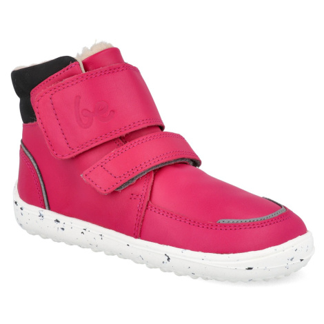 Barefoot detské zimné topánky Be Lenka - Panda 2.0 Raspberry Pink