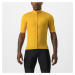 CASTELLI Cyklistický dres s krátkym rukávom - PRO THERMAL MID - žltá