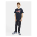 Jack&Jones Junior Tričko 12257379 Tmavomodrá Standard Fit