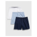 GAP Woven poplin briefs, 3 pcs - Men's