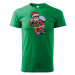Detské tričko Santa Claus na skateboarde - vtipné vianočné tričko