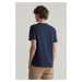 TRIČKO GANT SMALL GRAPHIC PIQUE SS TSHIRT EVENING BLUE