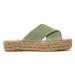 Manebi Espadrilky Hamptons Double Sole X Bands Sandals R 6.6 DX Zelená