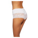 Dámské boxerky 107 white - GABIDAR Bílá XL