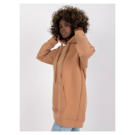 Sweatshirt-RV-BL-7487.66-camel Rue Paris