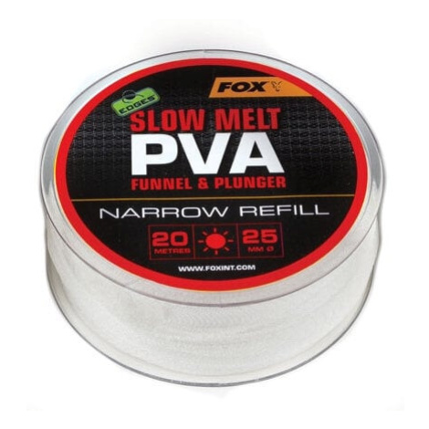 Fox Fishing Edges PVA Mesh Refill Slow Melt Narrow 20 m 25 mm PVA pančucha