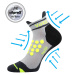 VOXX Sprinter kompresné ponožky svetlo šedé 1 pár 115679