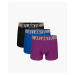 Men's Sport Boxers ATLANTIC 3Pack - black/blue/purple